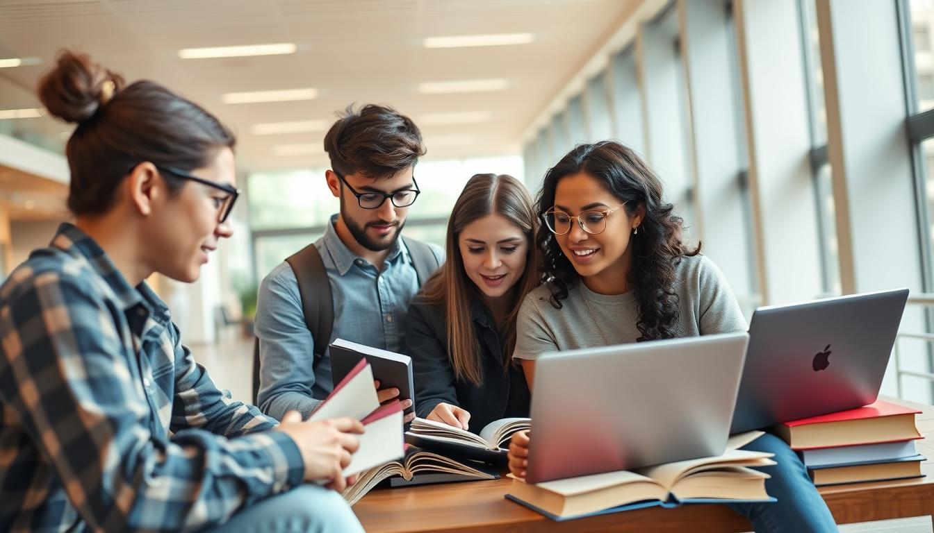 Student using online courses for flexible education